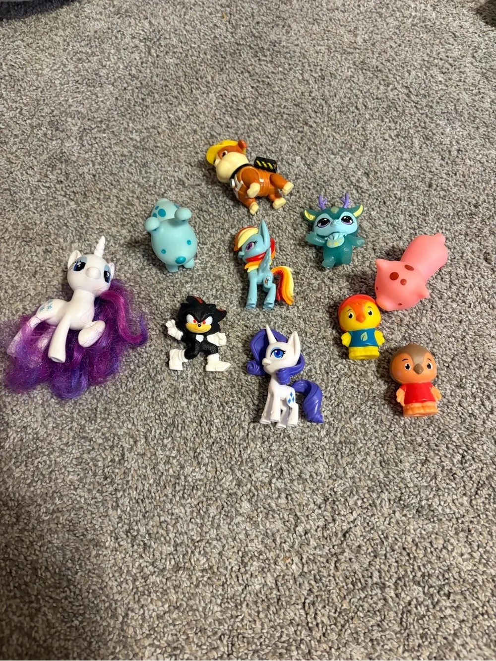 My Little Pony, Littlest Petshop, Sonic, & other small figurines